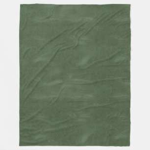 Olive Pistachio Green Christmas Texture Fleece Blanket