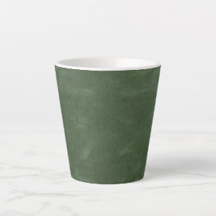 Olive Pistachio Green Texture Christmas  Latte Mug