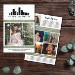 Olive Professional Photographer Logo Big Photo Flyer<br><div class="desc">Marketing flyer for a professional photographer personalized with a large photo, logo, contact information on one side, and custom text, more photos, and profile photo in a charming clean olive green, black, and white design. Feminine and chic professional photography flyer in a clean design with an artichoke green accent colour...</div>