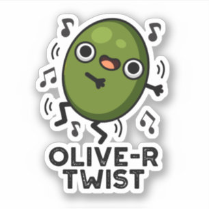 Olive-r Twist Funny Fruit Olive Pun 
