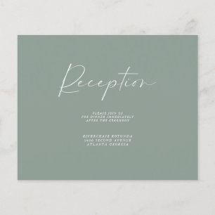 Olive Reception Information Insert  Budget Flyer