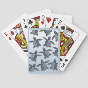 Olive Ridley Sea Turtle Hatchlings Playing Cards