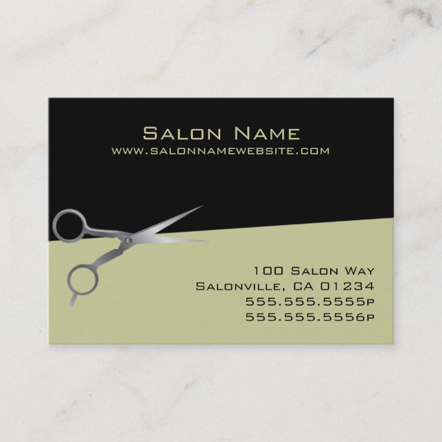 Olive Salon Business and Punch Cards (Front)