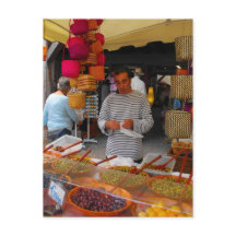 Olive seller French market