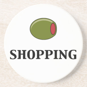Olive Shopping Coaster