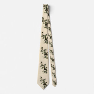 Olive-sided Flycatcher, Audubon's Birds of America Tie