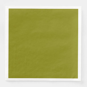 Olive Solid Colour Customize It Napkin