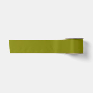 Olive Solid Colour Satin Ribbon