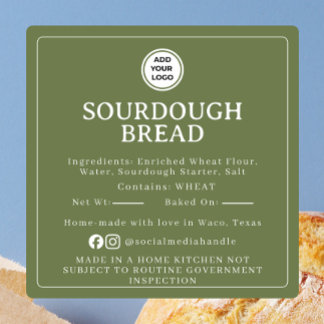 Olive Sourdough Ingredient Cottage Law Sticker