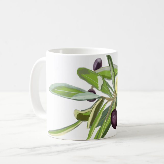 Olive Spray   Coffee Mug (Front Left)
