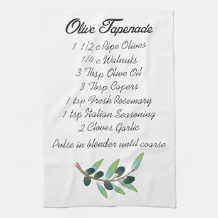Olive Tapenade Kitchen Towel
