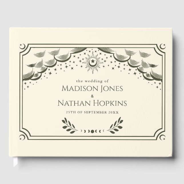 Olive Tarot Card Mariage Livre d'or (Recto)