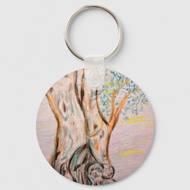 Olive Tree Keychain (Front)