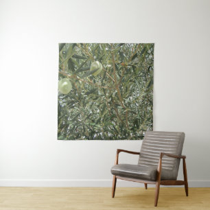 Olive Tree Leaves Tapestry