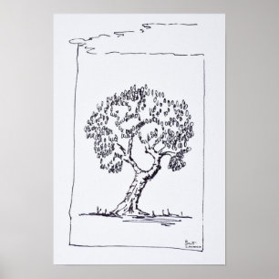 Olive Tree   South of France Poster