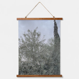 Olive Tree Wall Tapestry – Rustic 26×36″ Hanging H