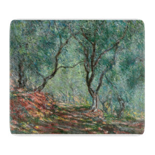 Olive Tree Wood in the Moreno Gardens (by Monet) Cutting Board