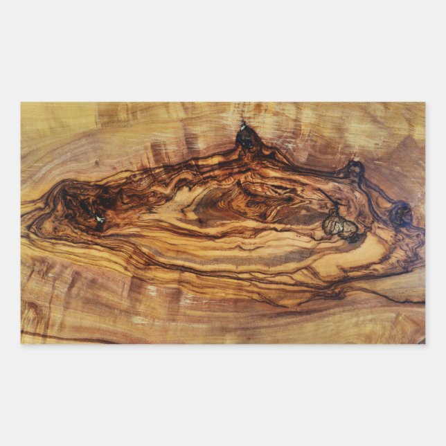 olive tree wood texture pattern nature plant ribs sticker (Front)