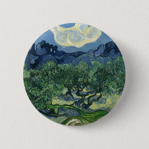 Olive Trees by Van Gogh 2 Inch Round Button