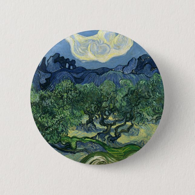 Olive Trees by Van Gogh 2 Inch Round Button (Front)