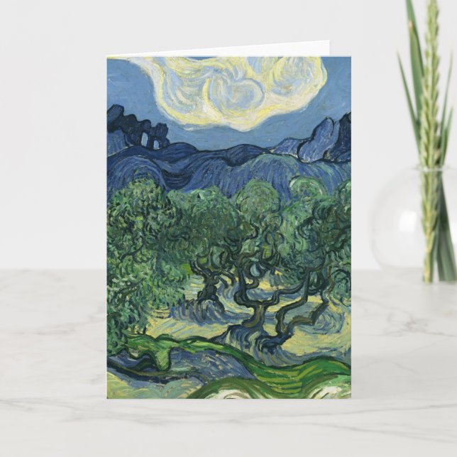 Olive Trees by Van Gogh Card (Front)