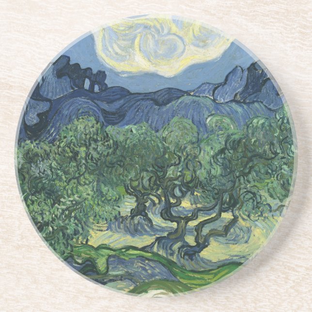Olive Trees by Van Gogh Coaster (Front)