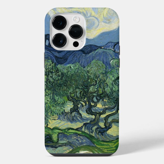 Olive Trees by Van Gogh iPhone Case (Back)