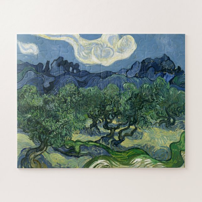 Olive Trees by Van Gogh Painting Art Jigsaw Puzzle (Horizontal)