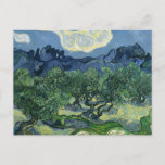Olive Trees by Van Gogh Postcard<br><div class="desc">Vincent Van Gogh Landscape Painting Series - Olive Trees</div>