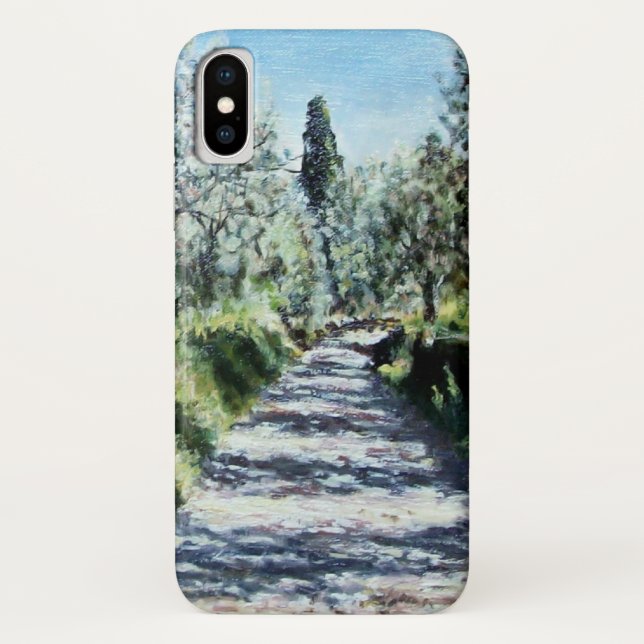 OLIVE TREES IN RIMAGGIO Case-Mate iPhone CASE (Back)