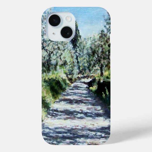 OLIVE TREES IN RIMAGGIO Case-Mate iPhone CASE (Back)