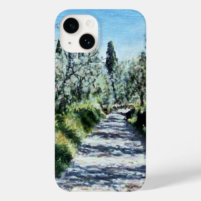 OLIVE TREES IN RIMAGGIO Case-Mate iPhone CASE (Back)