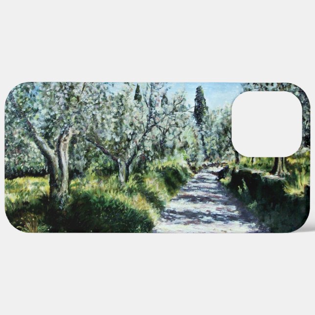 OLIVE TREES IN RIMAGGIO Tuscany Landscape Case-Mate iPhone Case (Back / Right)