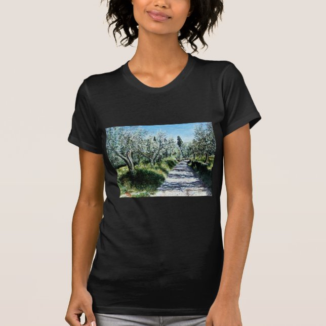 OLIVE TREES IN TUSCANY T-Shirt (Front)