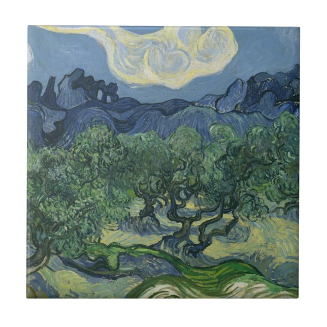Olive Trees Tile (Front)