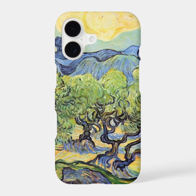 Olive Trees with Alpilles by Vincent van Gogh (Back)