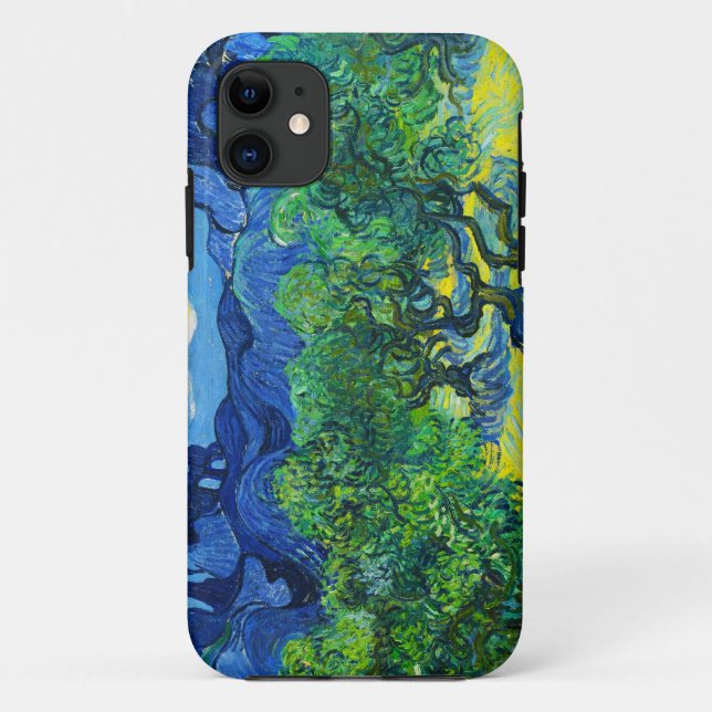 Olive Trees with the Alpilles in the Background Case-Mate iPhone Case (Back)