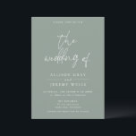 Olive Wedding Invitation<br><div class="desc">This timeless,  romantic design features soft colours and white accents. All aspects of this design can be edited (font,  text size,  or floral accents moved/removed) to fit your needs. Please contact me if you need help with this design.</div>