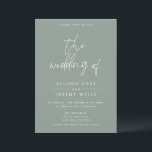 Olive Wedding Invitation<br><div class="desc">This timeless,  romantic design features soft colours and white accents. All aspects of this design can be edited (font,  text size,  or floral accents moved/removed) to fit your needs. Please contact me if you need help with this design.</div>