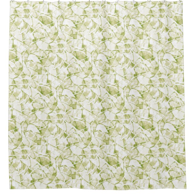 olive-white abstract fashionable modern pattern    (Front)
