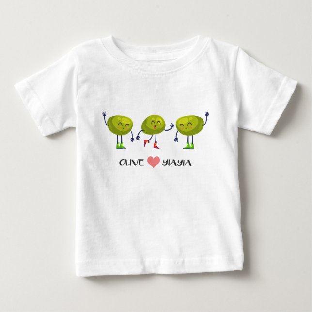 Olive Yiayia tee (Front)