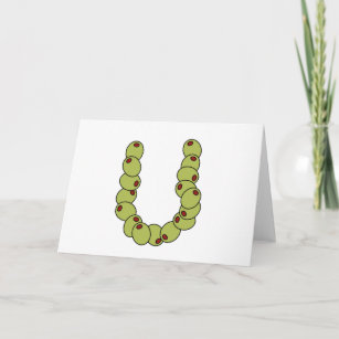 Olive You "I Love You" Note Card