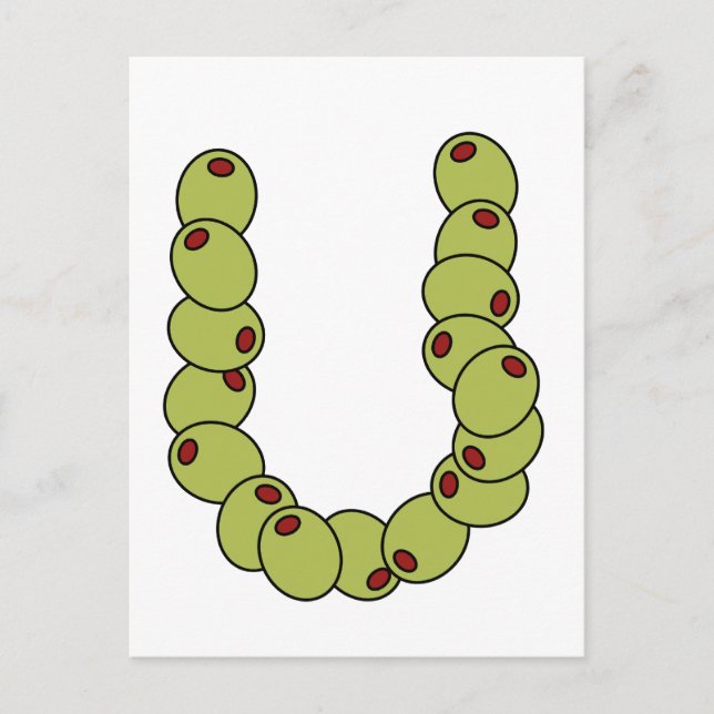 Olive You "I Love You" Postcard (Front)