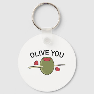 Olive You Keychain
