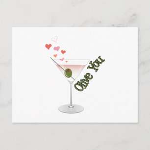Olive You Postcard