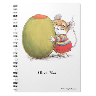 Olive You Spiral Notebook