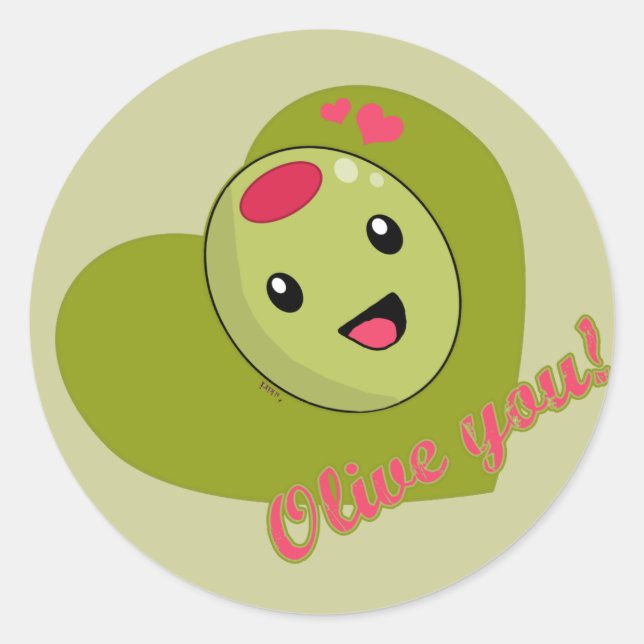 Olive you Sticker (Front)