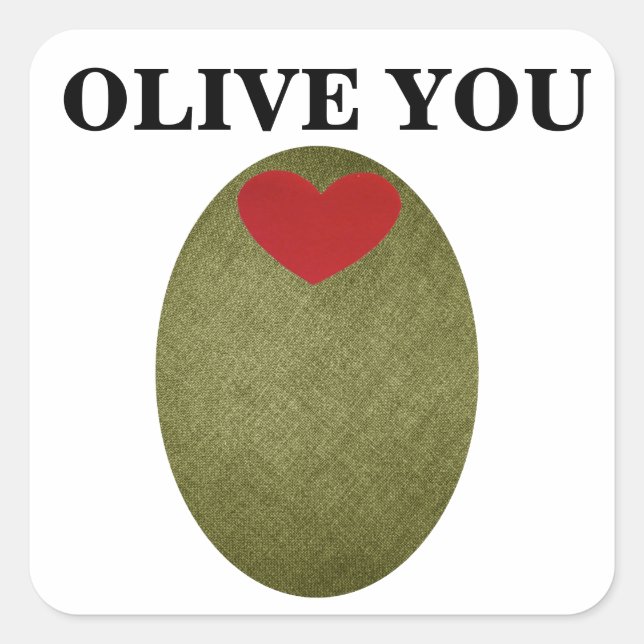 Olive You Stickers (Front)