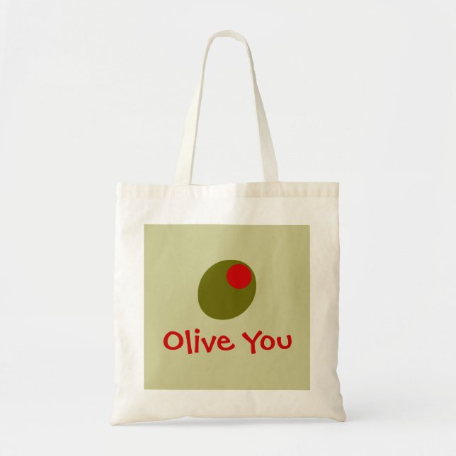 Olive You Tote Bag (Front)