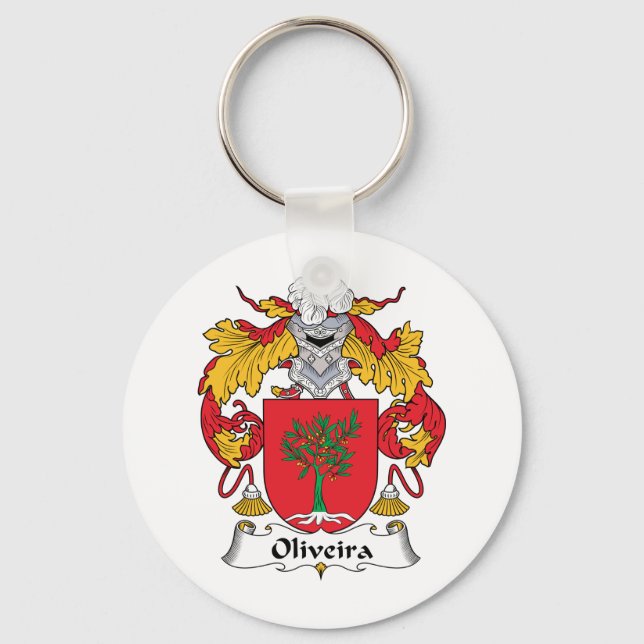 Oliveira Family Crest Keychain (Front)